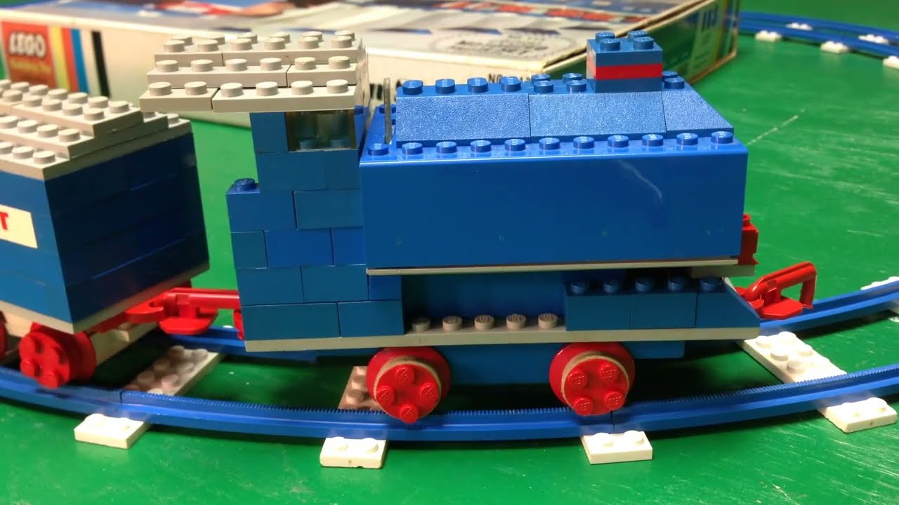 Vintage LEGO 113 Motorized Train from 1966 1st LEGO train with motor