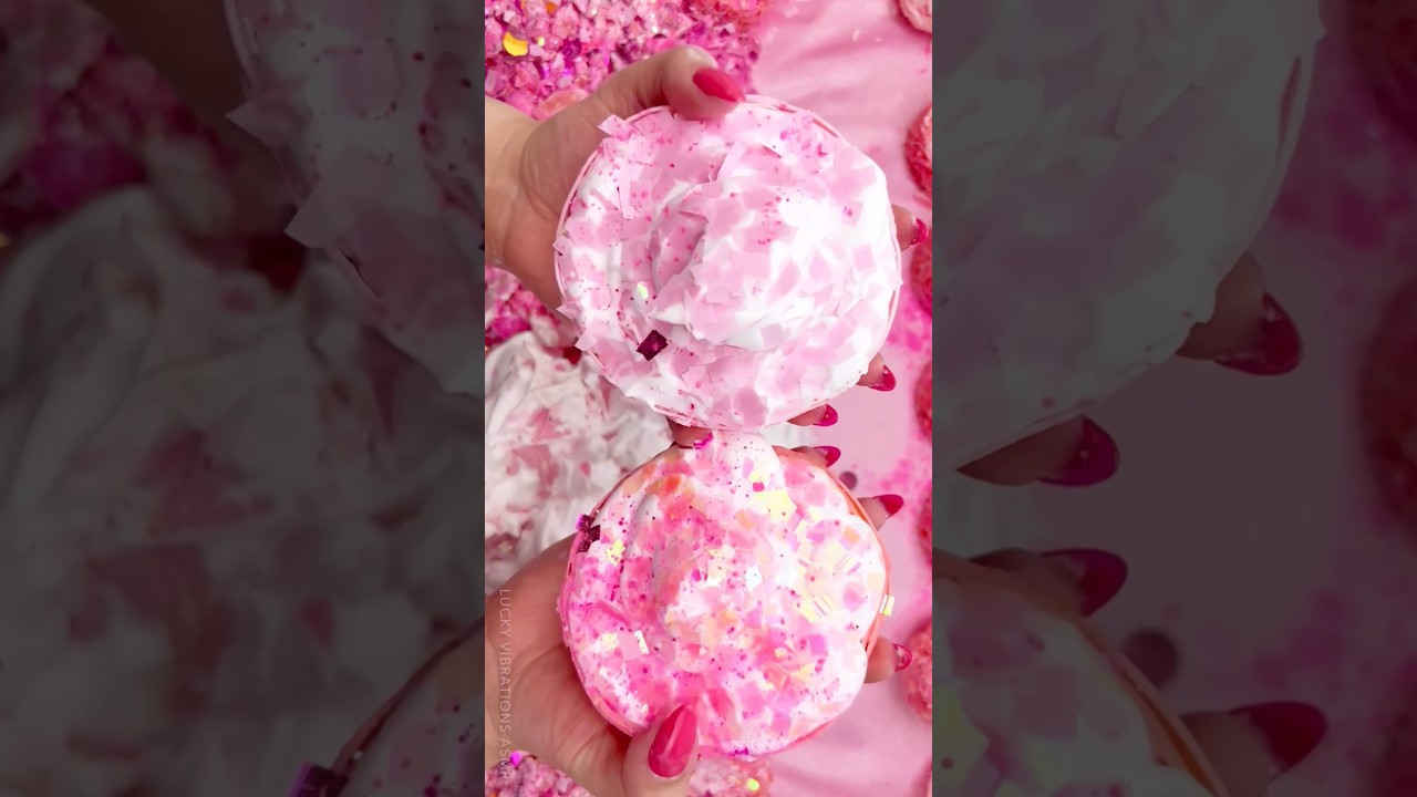 ASMR SOAP | ODDLY SATISFYING CRUSHING FOAM GLITTER 