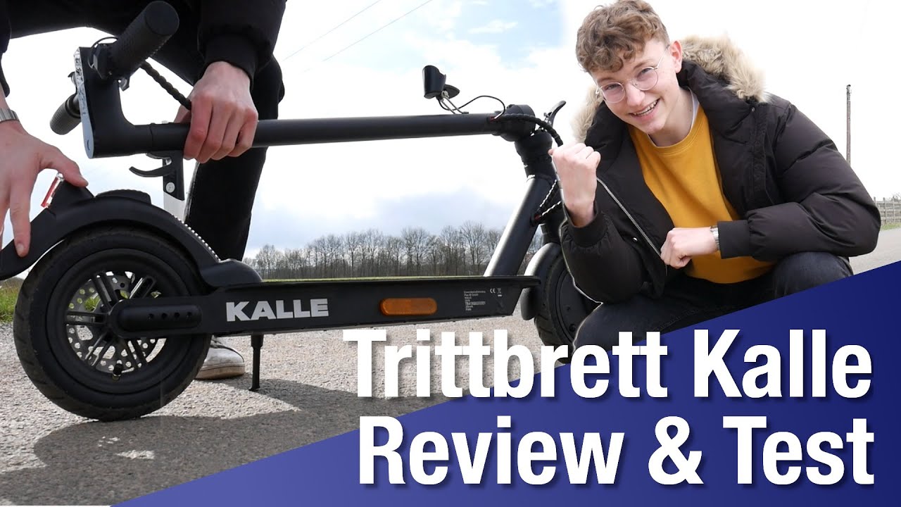 Trittbrett KALLE E-Scooter Vorstellung und Test - Hertie.de