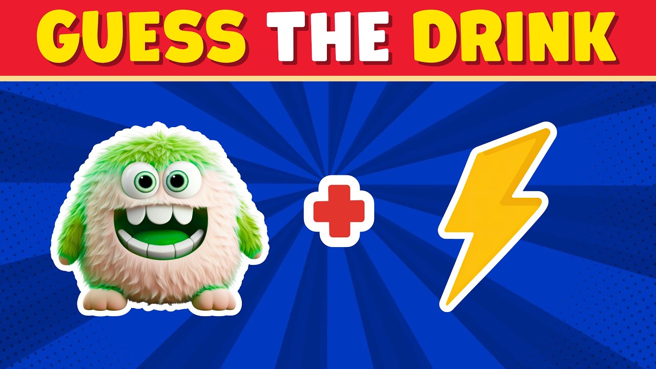 GUESS The DRINK by Emoji | Guess the WORD By Emoji Challenge 2026