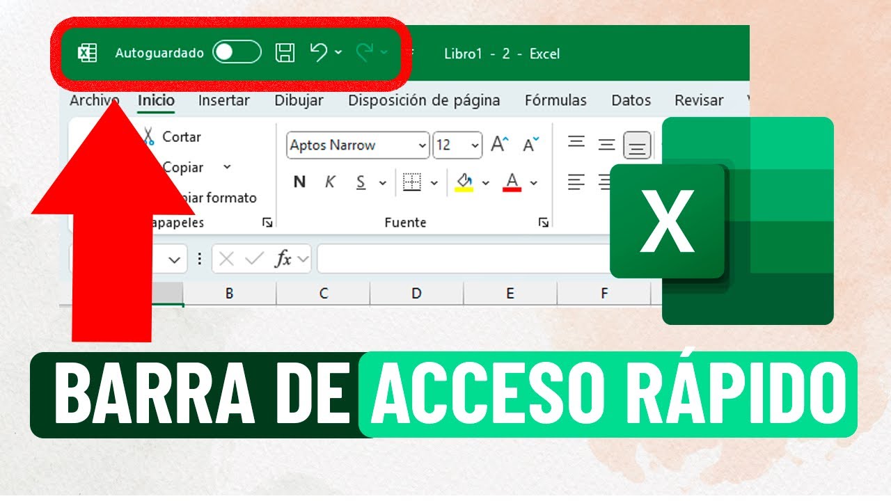 Personalizar la barra de acceso rápido y pestañas en excel 🥇