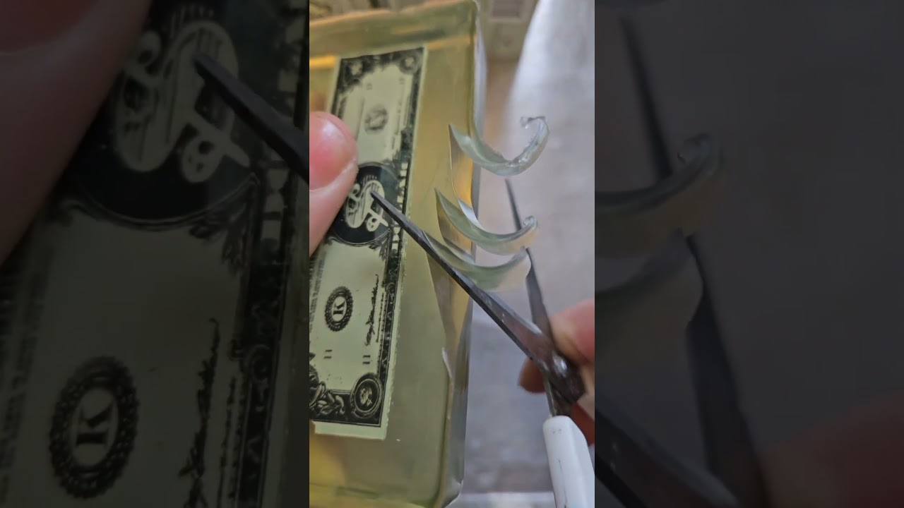 This soap has real money in every bar.  #moneysoap