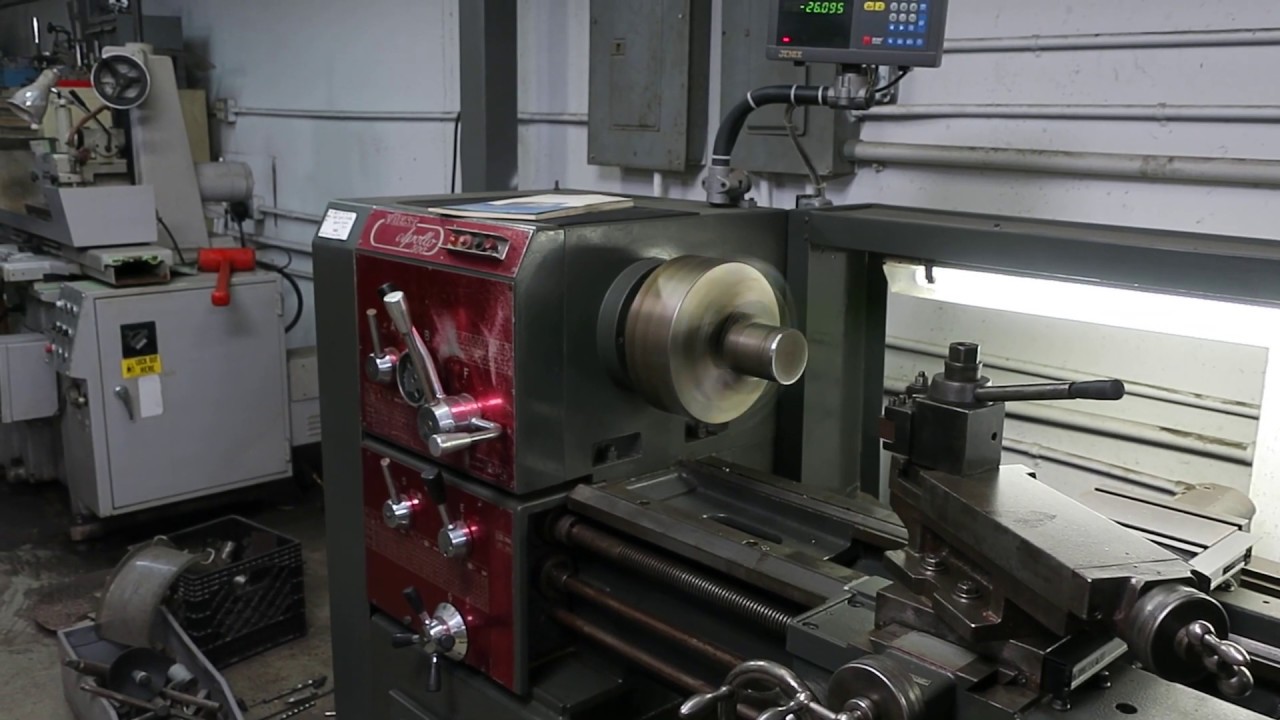 Voest Apollo 20 x 56 Gap Bed Engine Lathe Model 500 Part 1