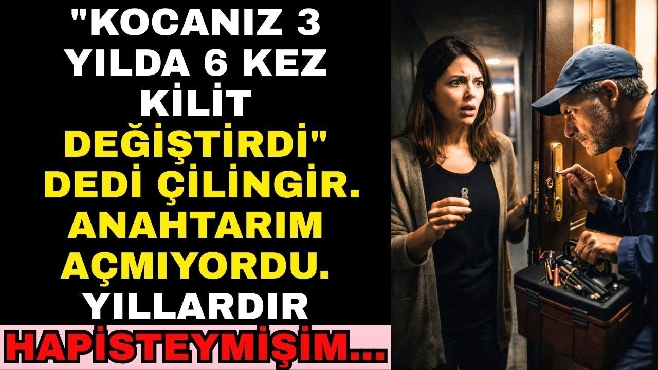 ÇİLİNGİR BU KİLİDİ GEÇEN AY DA DEĞİŞTİRDİM  DEDİ ANAHTARIM AÇMIYORDU YILLARDIR HAPİS