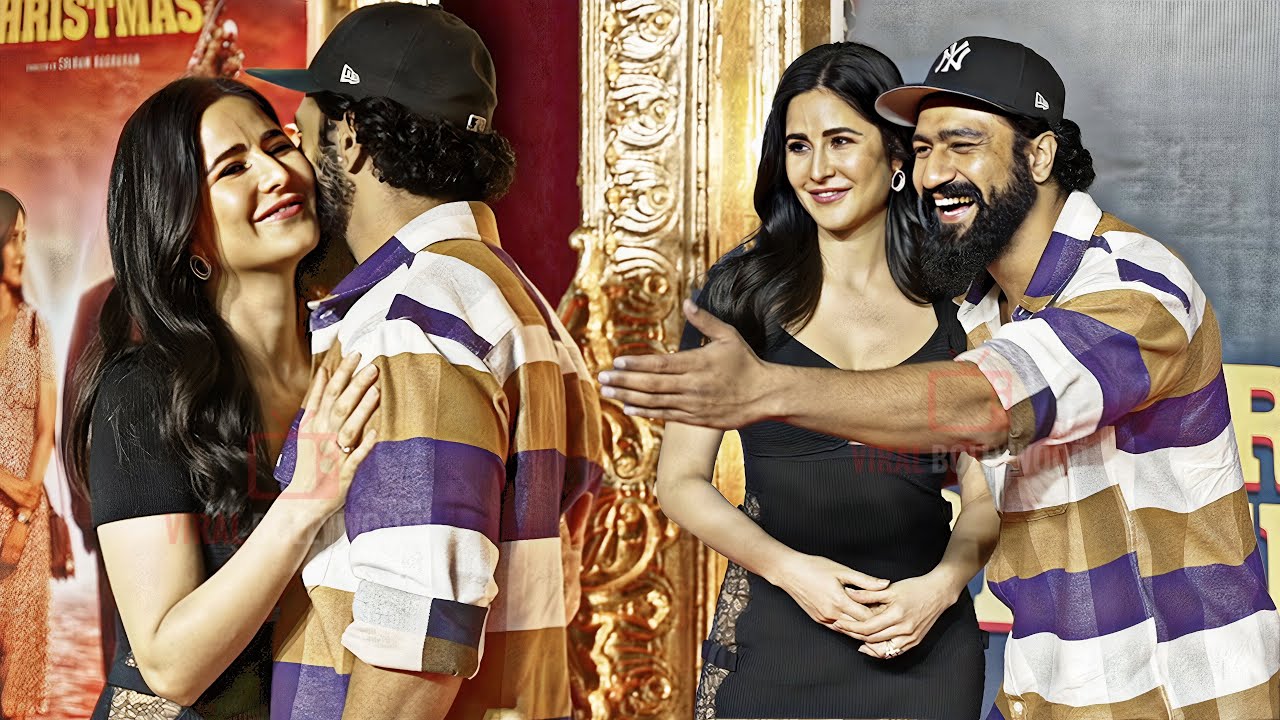 Katrina Kaif with husband Vicky Kaushal CUTEST Moment at Merry Christmas Special Screening