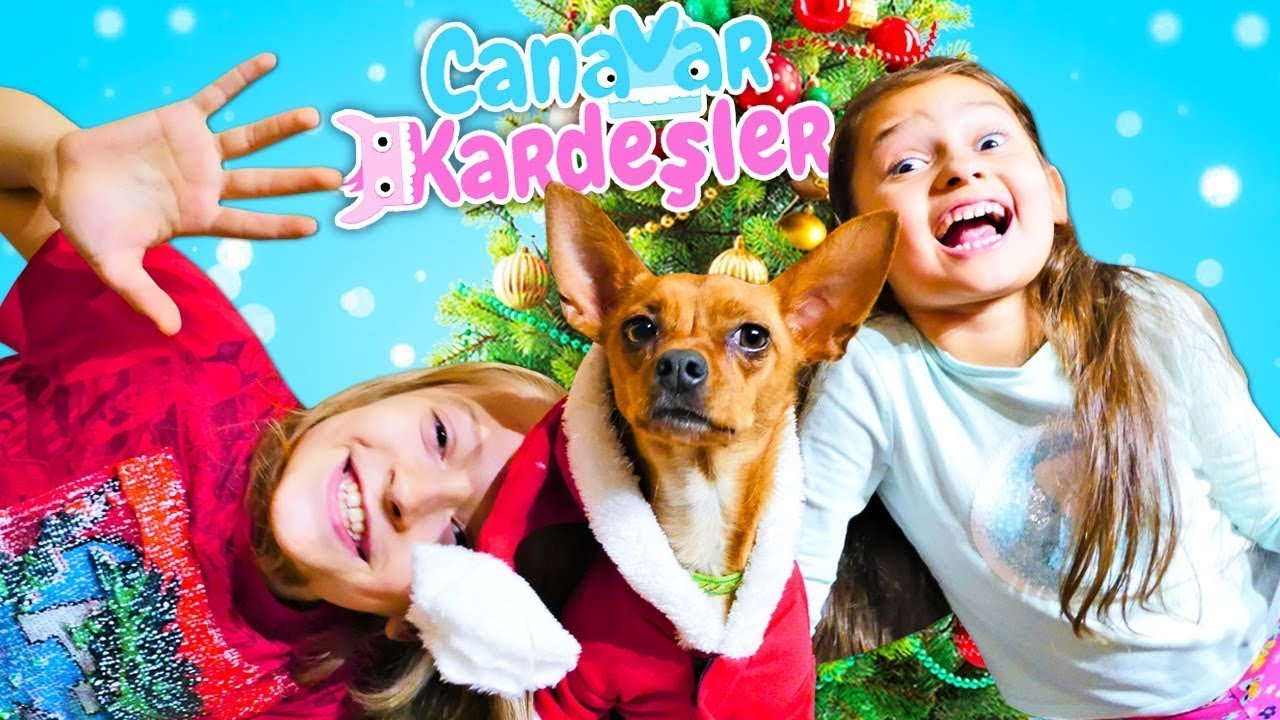 Çocuklar için eğlenceli video. Canavar Kardeşler yılbaşı ağacını süslüyor.