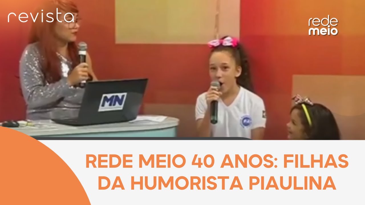 REDE MEIO 40 ANOS: FILHAS DA HUMORISTA PIAULINA - Elas foram ao Programa Ronda para defender a m&atilde;e