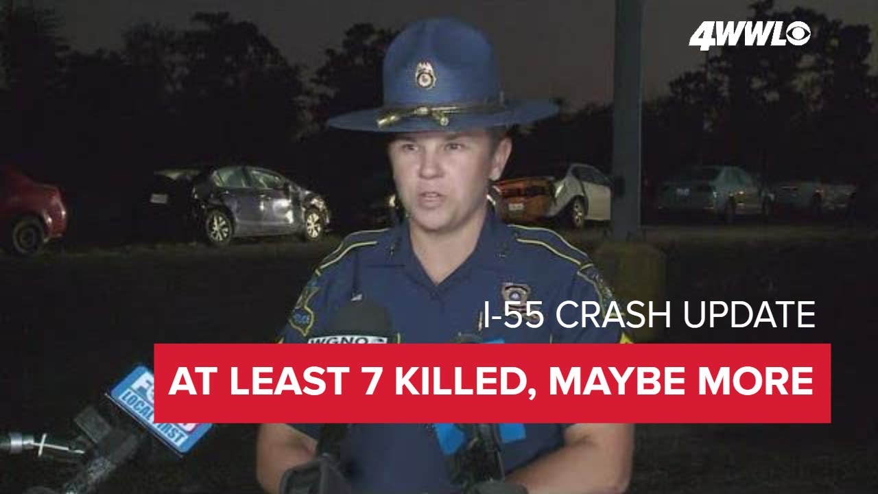 Louisiana State Police confirm at least 7 fatalities, 158 vehicles involved in I-55 crash