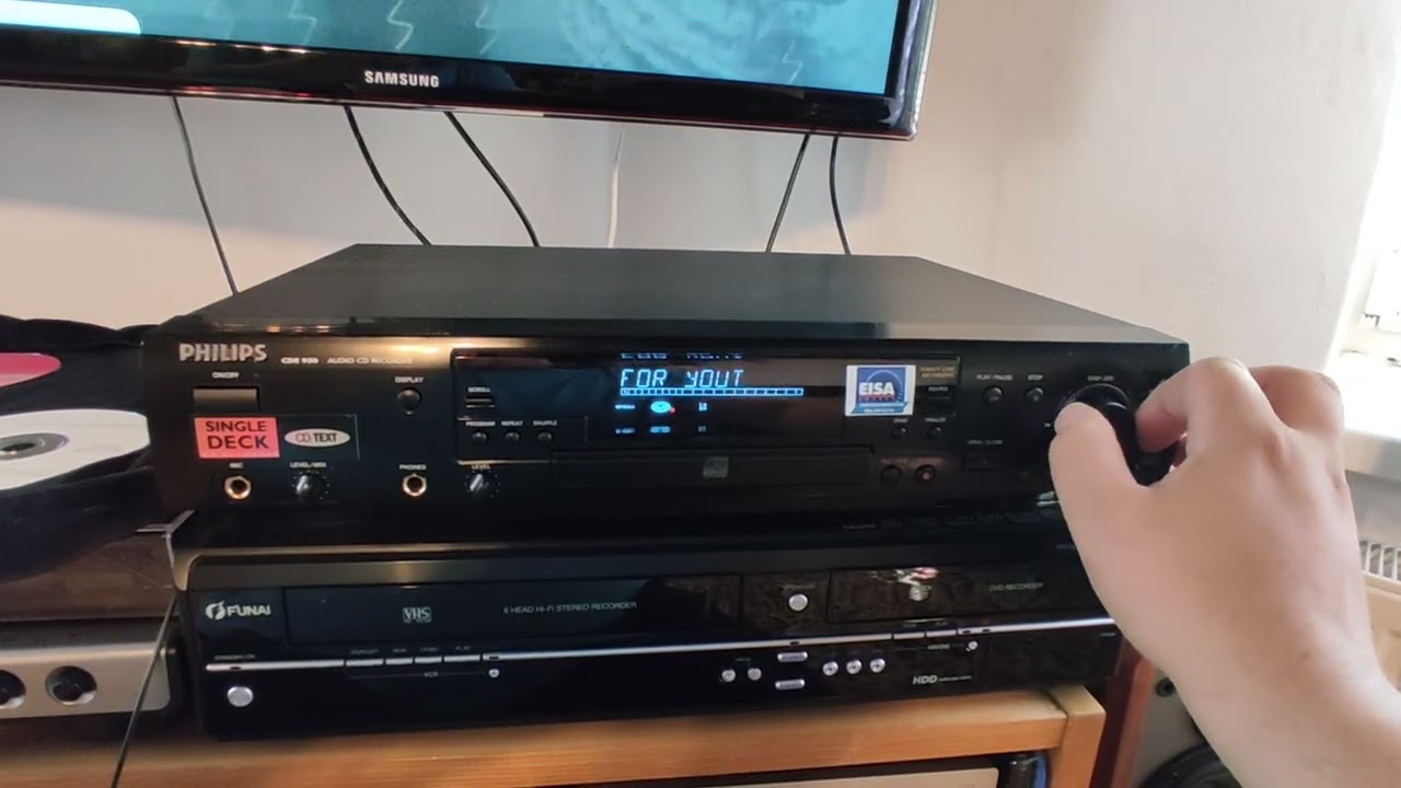 Philips CDR-950  Recording test after full refurbish
