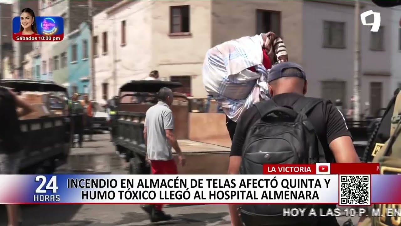 Incendio en La Victoria afecta hospital Almenara y obliga a evacuar pacientes