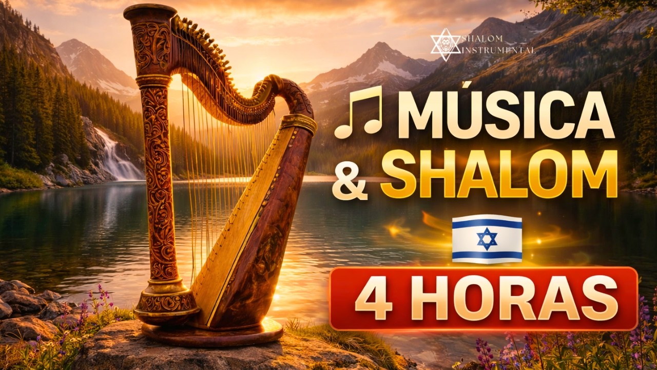 🕊️ Música Hebrea Instrumental para Orar y Dormir | Shalom · Yeshua · Hallelujah | 4 HORAS