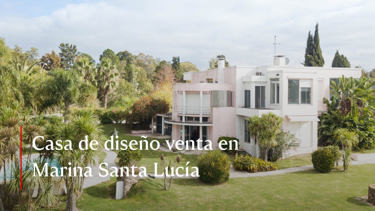 Casa de Diseño con Muelle Privado en la Marina de Santa Lucía