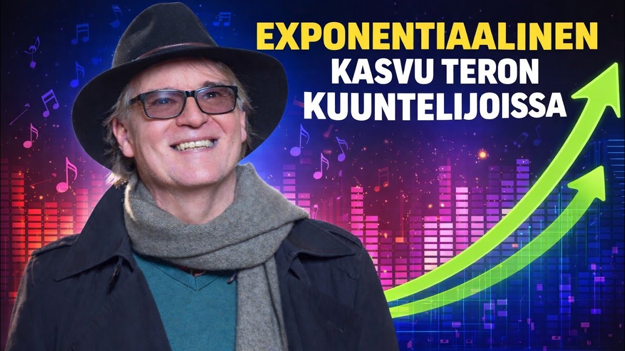 Exponentiaalinen kasvu Teron kuuntelijoissa. Tero Kuparinen