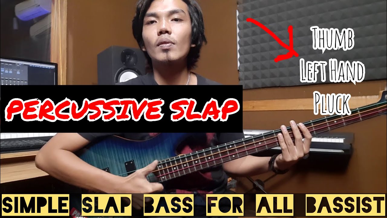 Slap Bass Lesson for beginners - Simple Percussive Slap