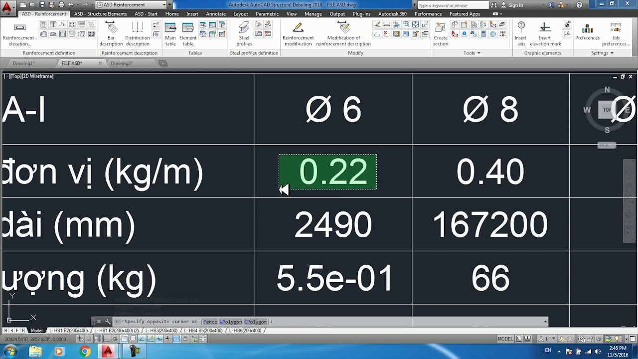 [ASD 2015] Autocad Structural Detailing dành cho người mới học - Phần 3