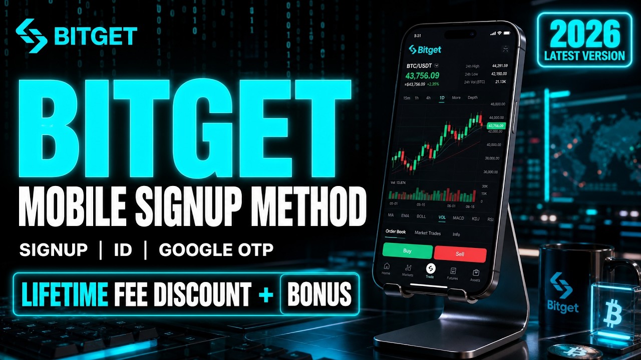 Bitget Sign Up 2026: Full Registration + KYC + Google OTP Setup (60% Fee Discount)