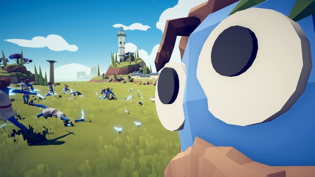 Камнем по голове! - Totally Accurate Battle Simulator #2