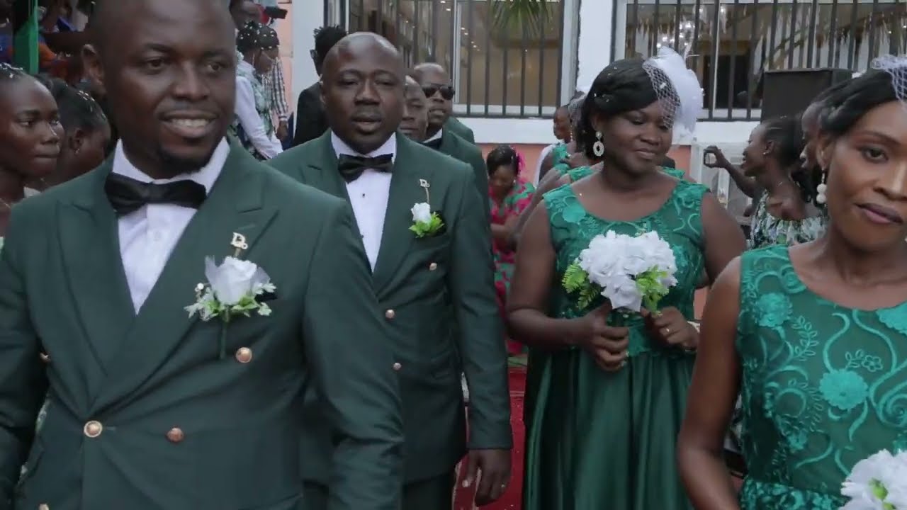 Mariage centrafricain (SANDY Ulrich et Nelly) - Partie 2 Bénédiction Nuptiale et Vin d'honneur
