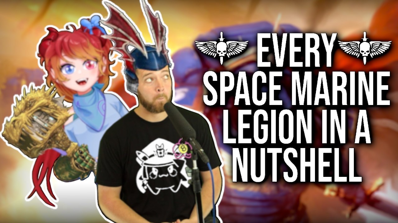 ADHD Vtuber Reacts To Every Space Marine Legion in a Nutshell by Bricky | Warhammer 40k Reaction