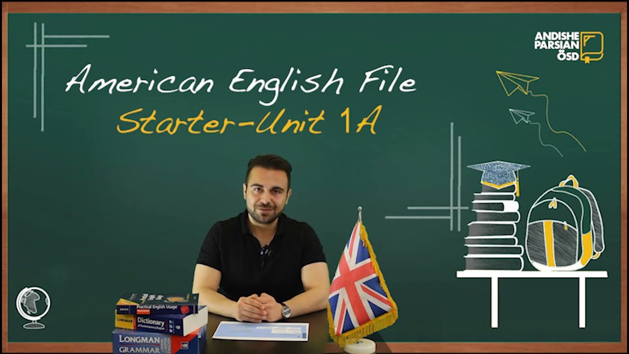 American English File Starter - Unit 1A آموزش کتاب و درس
