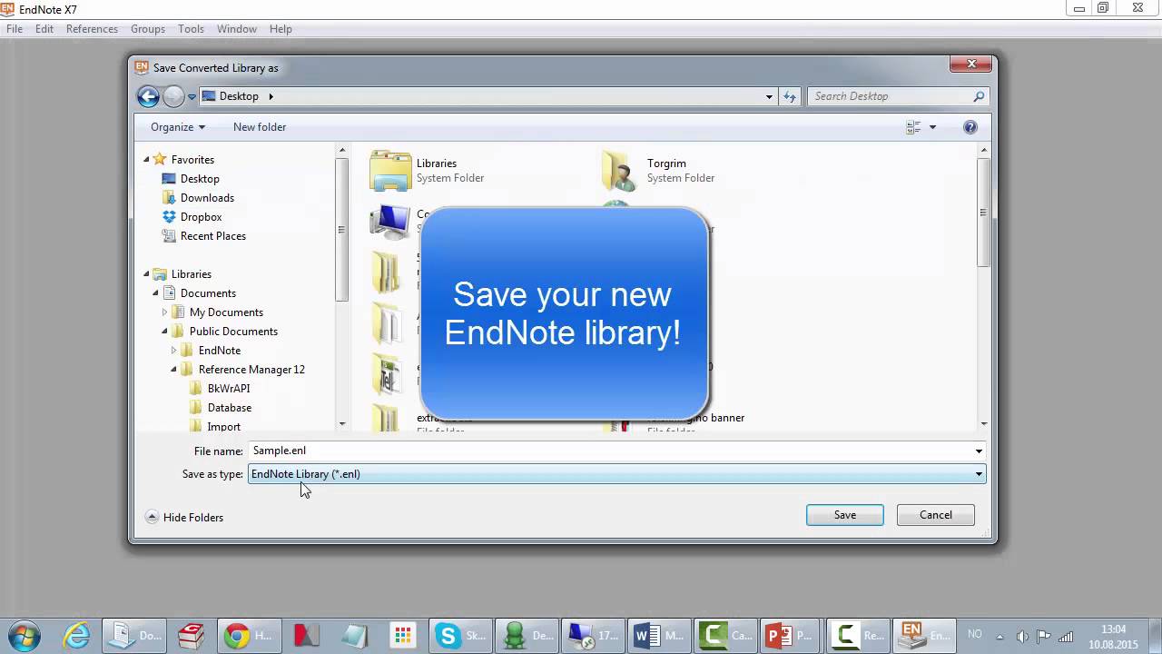 How to convert from Reference Manager to EndNote