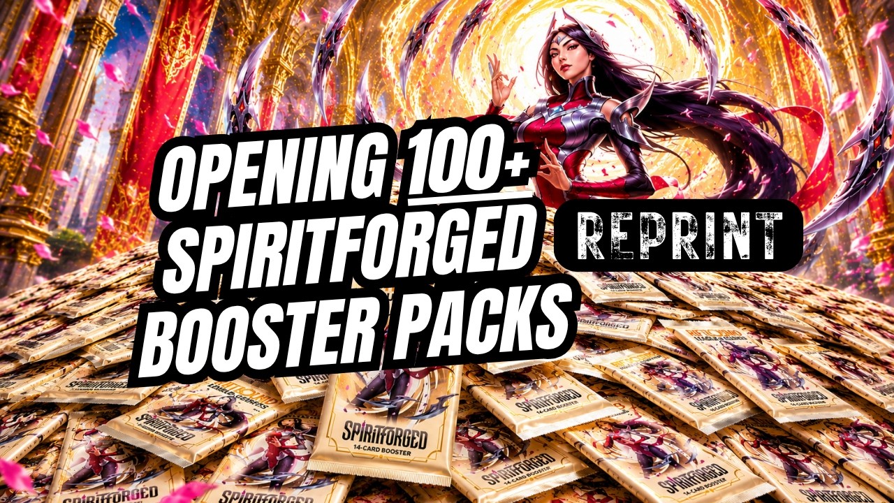 HUGE 100+ Riftbound Spiritforged REPRINT Pack Opening! Did Riot Secretly BOOST the Pull Rates?!