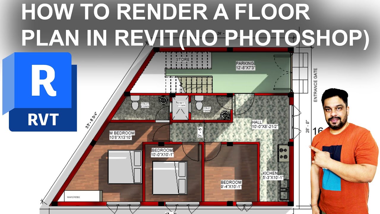 How to Render  floor Plan in Revit (No Photoshop)