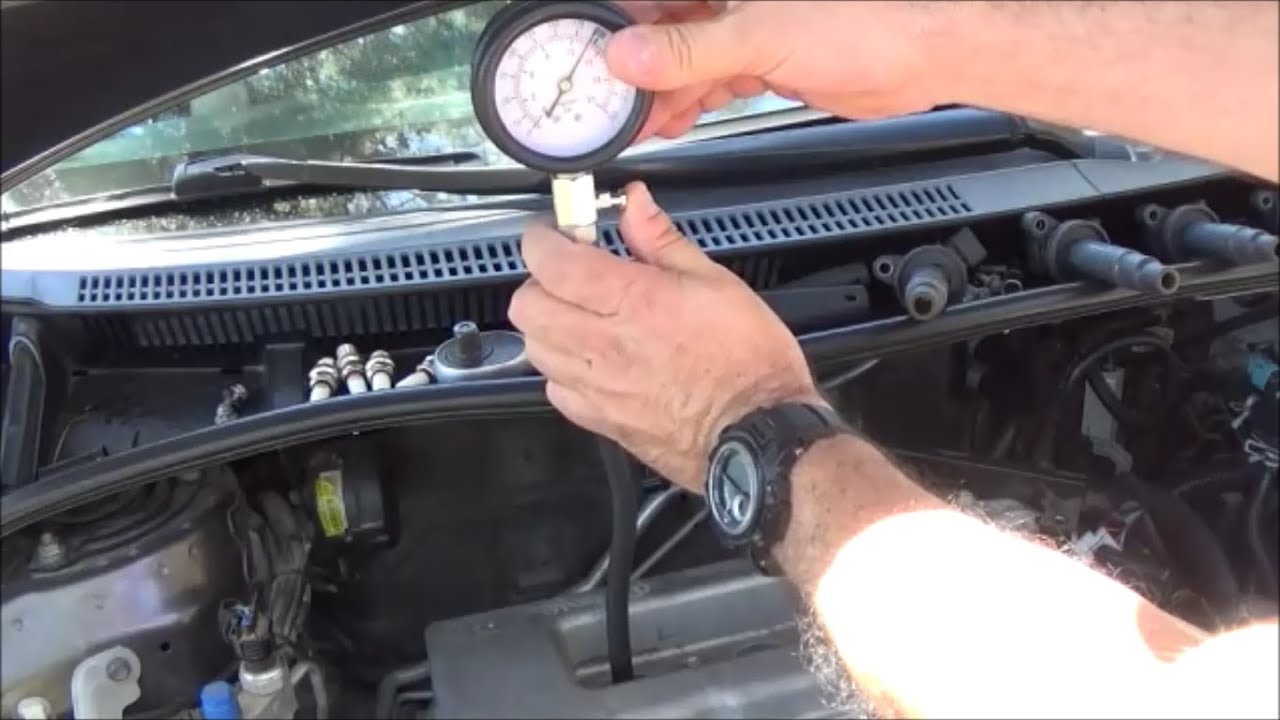 2007-2013 Toyota Corolla Engine Cylinders Pressure Tester Έλεγχος Συμπίεσης Κυλίνδρων