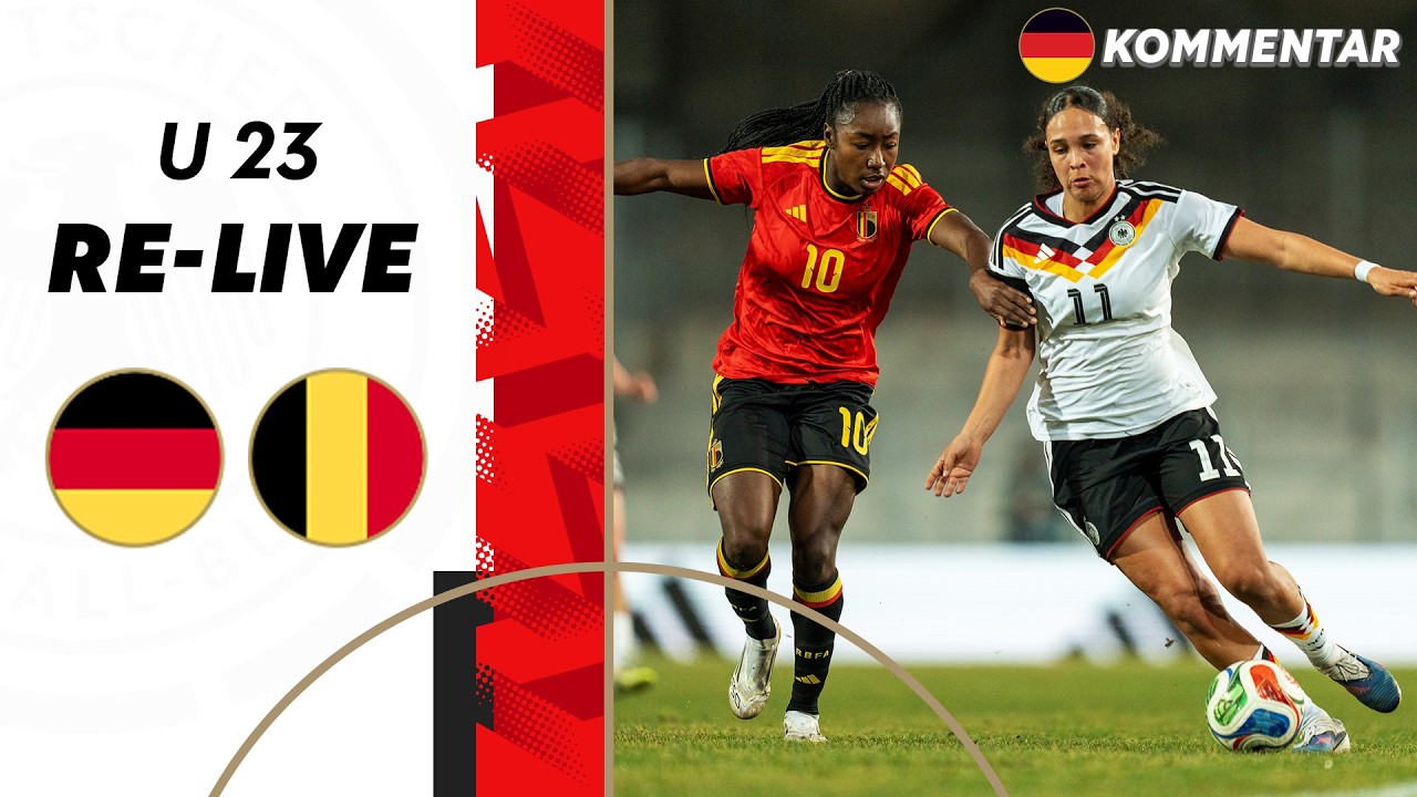 LIVE 🔴 Deutschland vs Belgien | U 23 Frauen-Nationalmannschaft Länderspiel