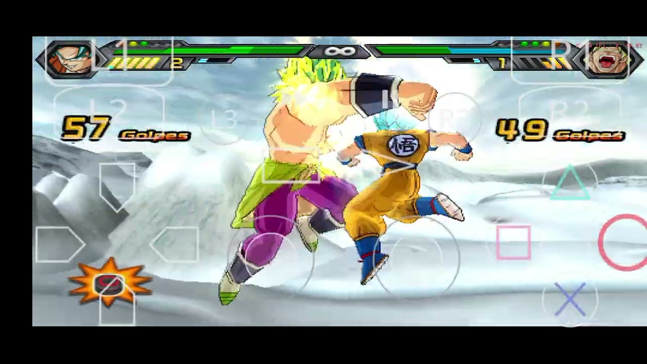 Goku SSJ Blue vs Broly Super SSJ Legendario 