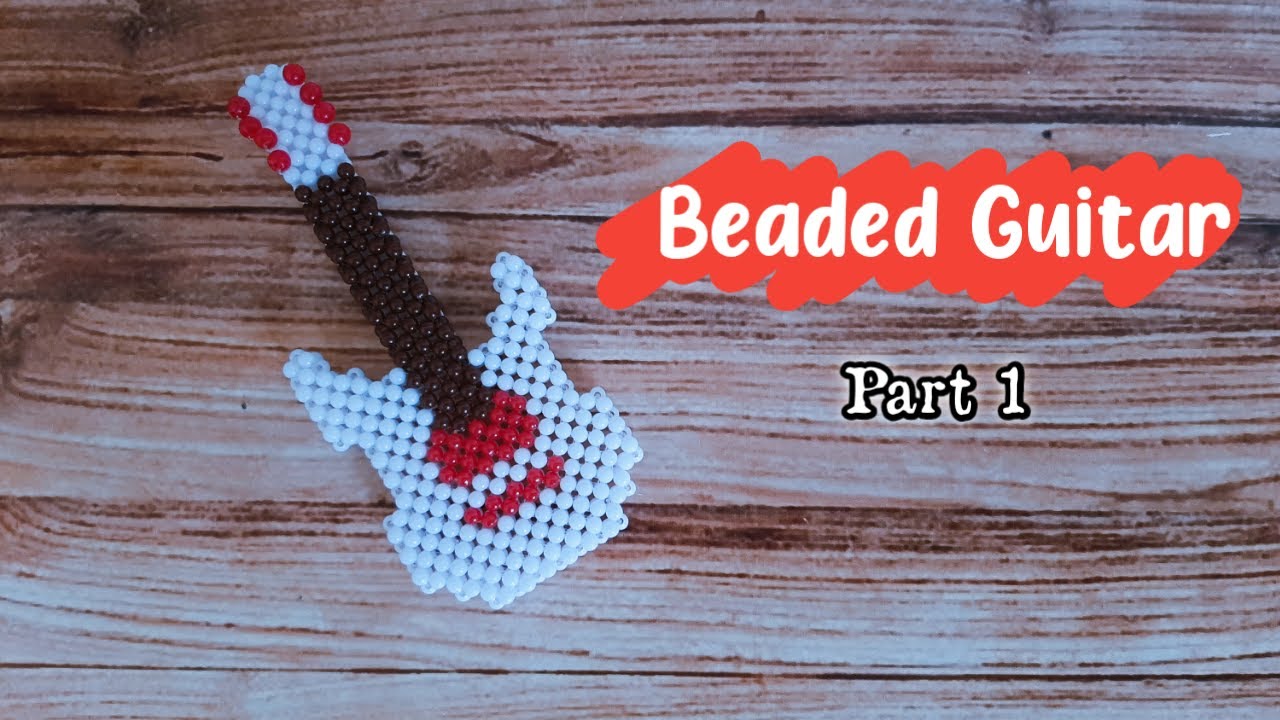 Tutorial Membuat Gantungan Kunci Manik Manik Gitar 3 Part1// DIY // How to Make New Guitar Beads