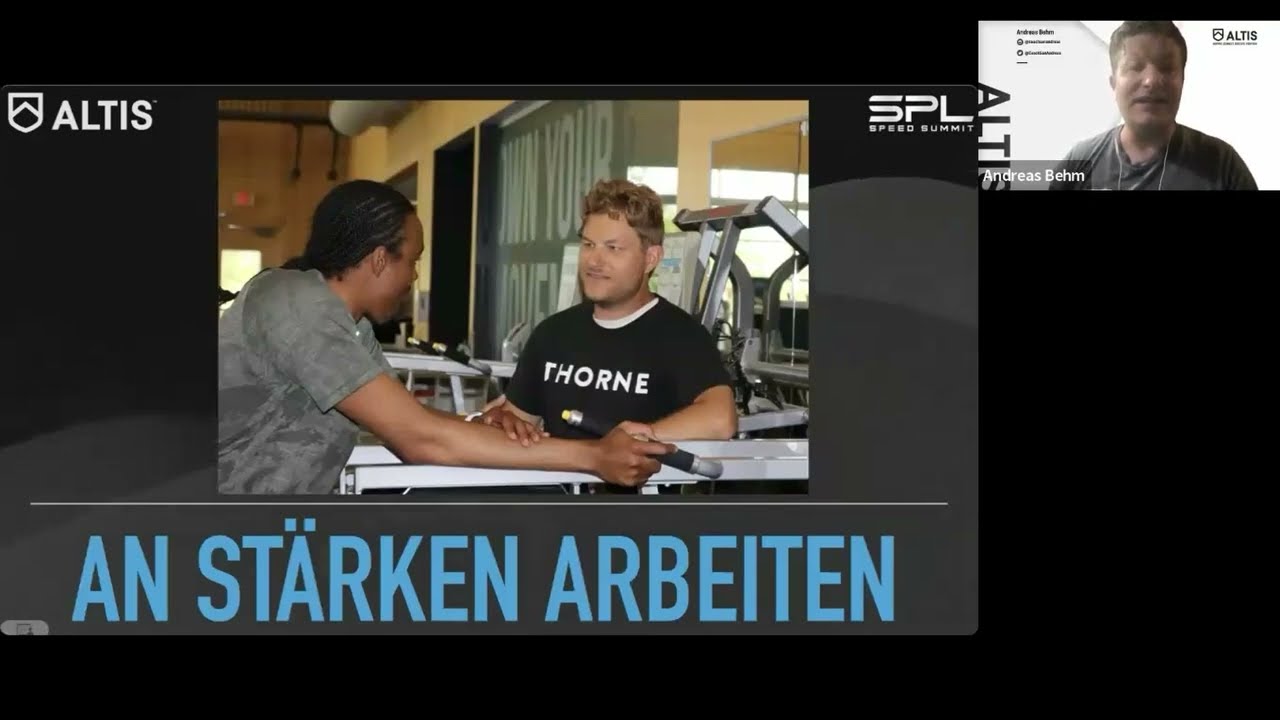 3. Speed-Summit 2024-Andreas Behm (ALTIS) Vortrag: Aries Merritt Weltrekord-Faktoren (German)