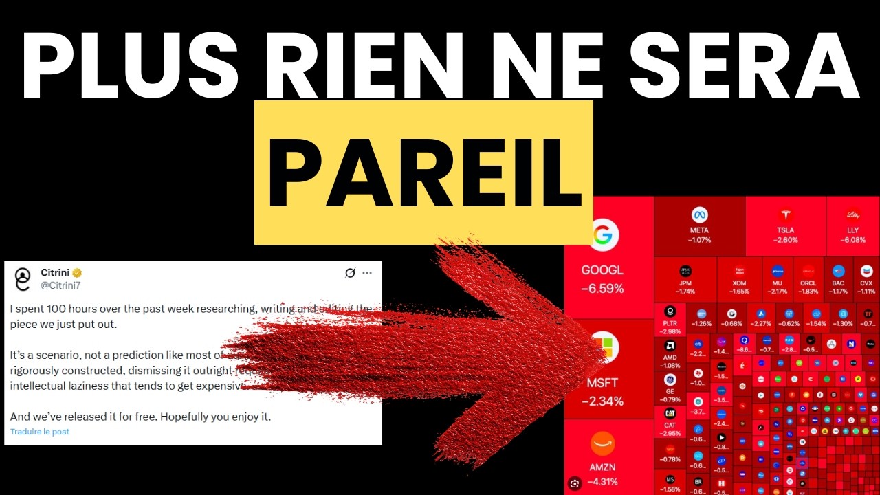 Ce Rapport CHOC a mis la Bourse à Terre (MAIS OUBLIE CECI)