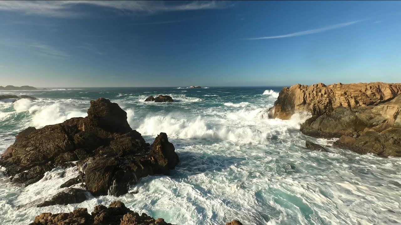 Epic Big Waves v2 - Sunrise , Nature, Meditation, Stress Relief, Relaxing, Calming 4K UHD