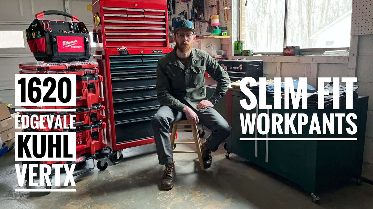 SLIM FIT WORK PANTS 1620 WORKWEAR EDGEVALE VERTX KUHL