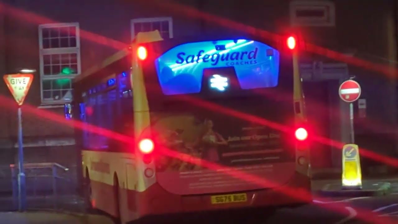 Here is the Safeguard Volvo bus on Rail Replacement in Woking Sunday 18 January 2026