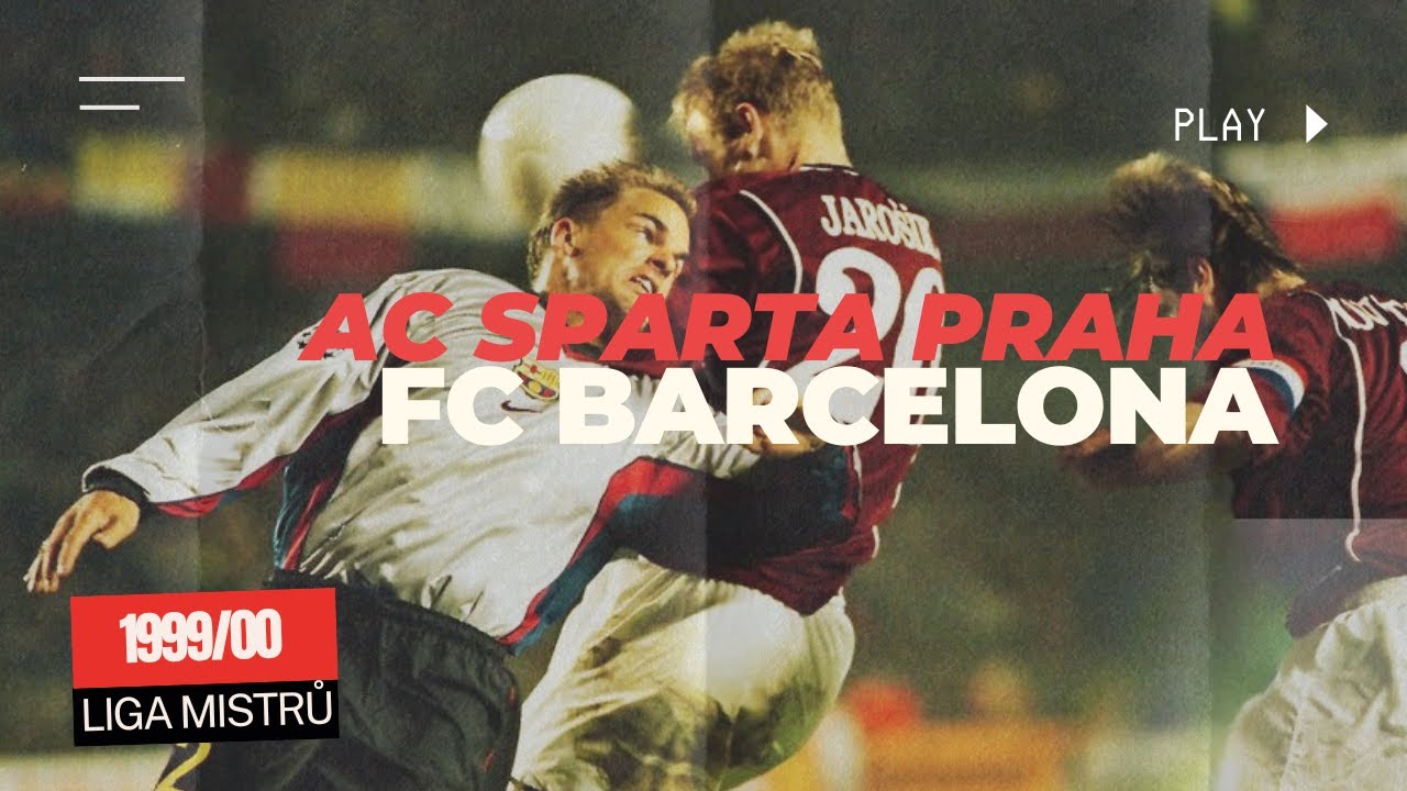 Sparta Praha - Barcelona 1:2 | Liga Mistrů 1999/00 | Celý zápas - 21.3.2000