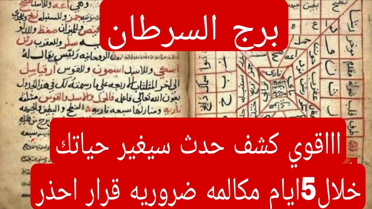 برج السرطان لهذا اليوم اااقووي كشف حدث سيغير حياتك خلال5ايام مكالمه ضروريه قرار احذر..