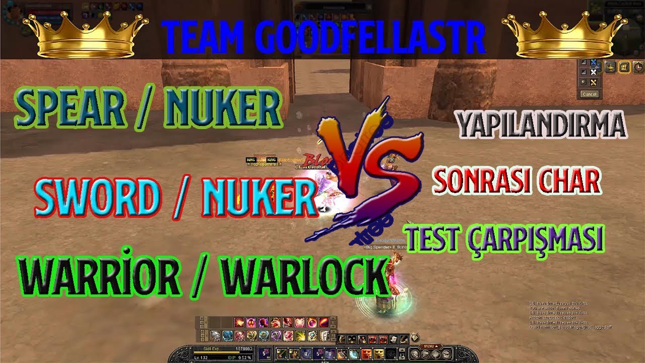 Silkroad Online 132 WAR/WARLOCK VS 132 S/S NUKER ( YİĞİDİN HARMAN OLDUĞU YER )