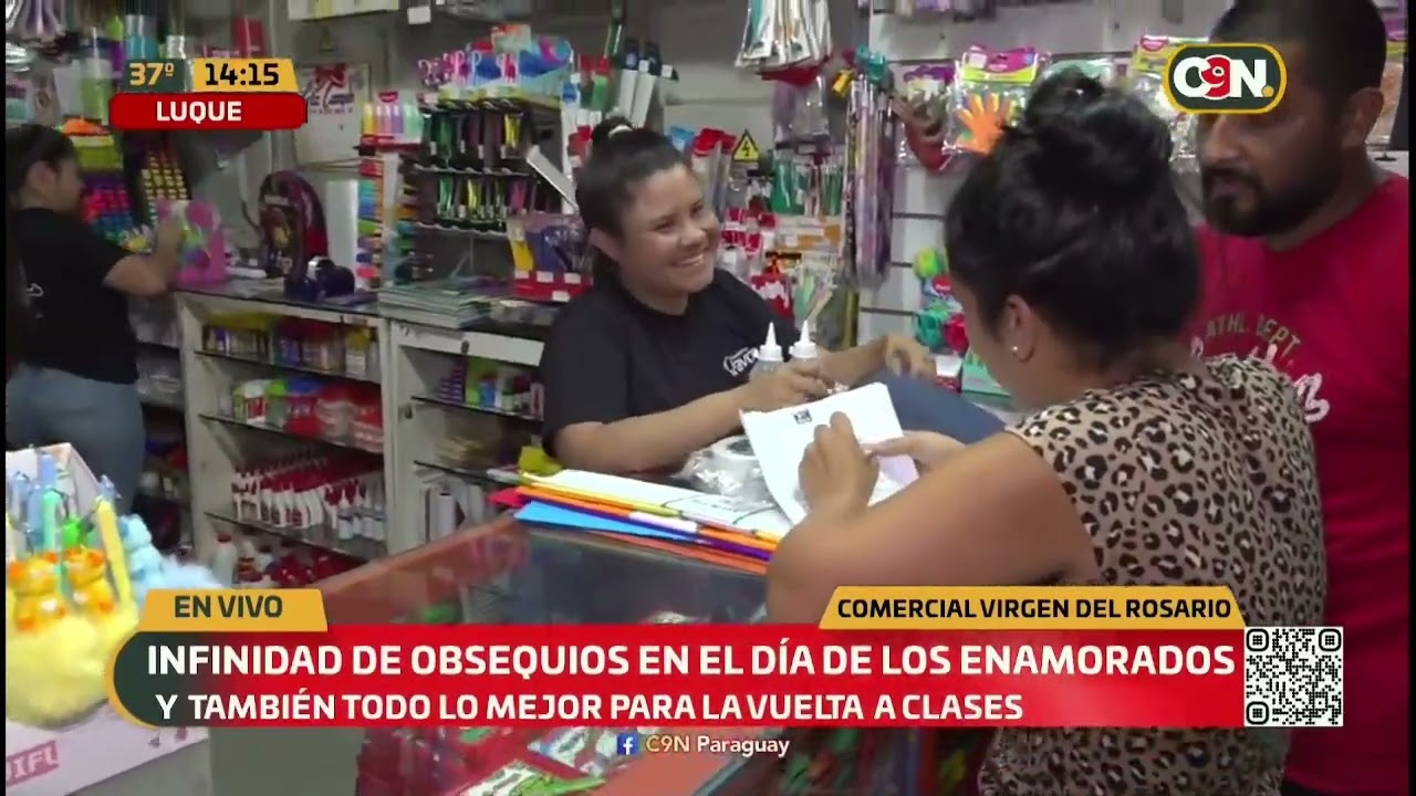 Infinidad de obsequios por el Día de los Enamorados y todo para la vuelta a clases