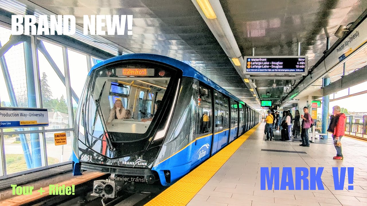 TransLink's New Alstom Mark V SkyTrain! Tour and Ride.