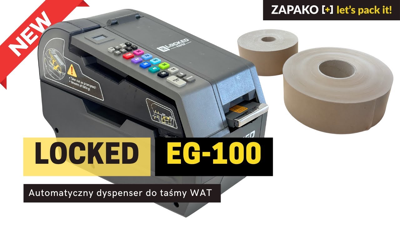 LOCKED PAPER EG100 - Nowy dyspenser od Zapako