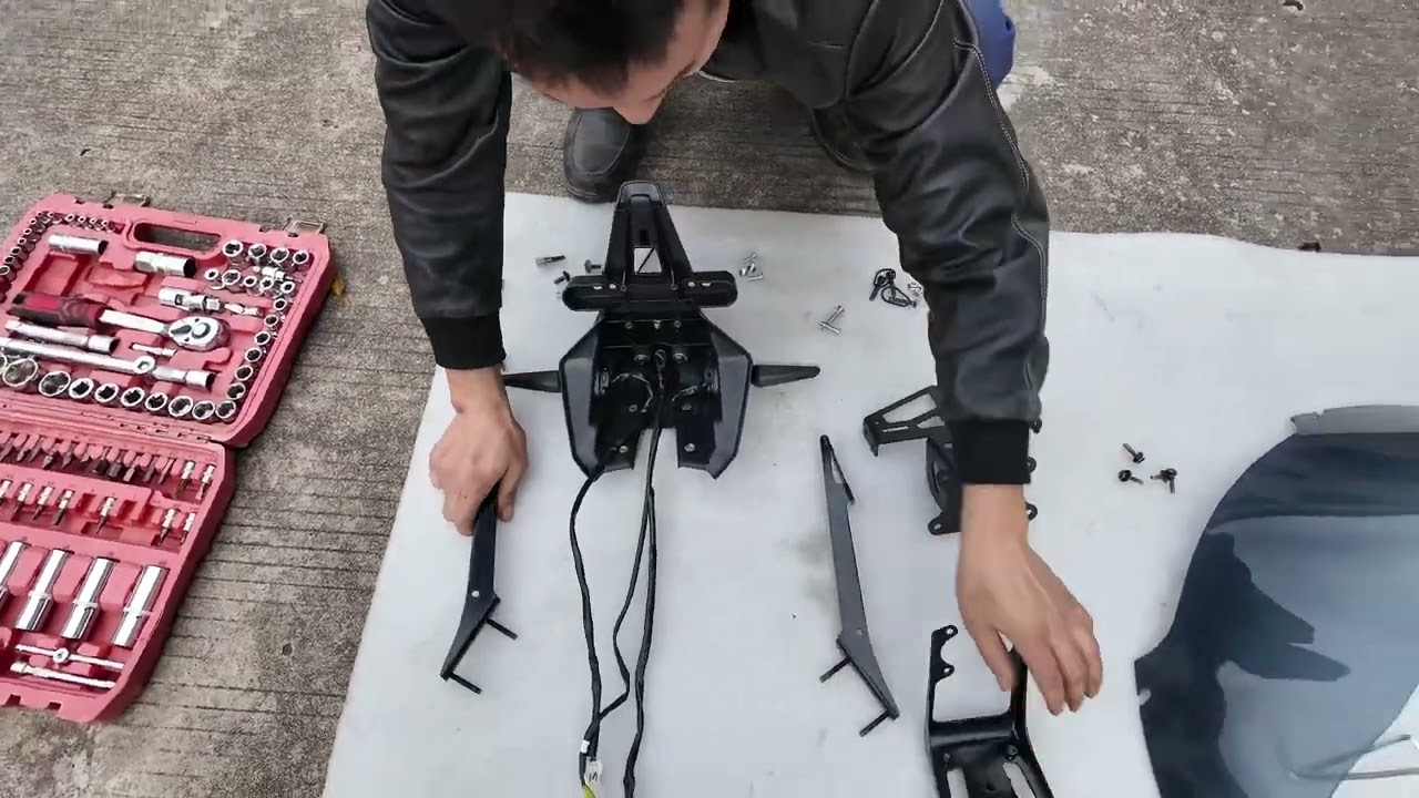 【Sharp Wing Eliminator】2021-2022 YAMAHA MT09 FZ09 Fender Eliminator Kit Installation Guide