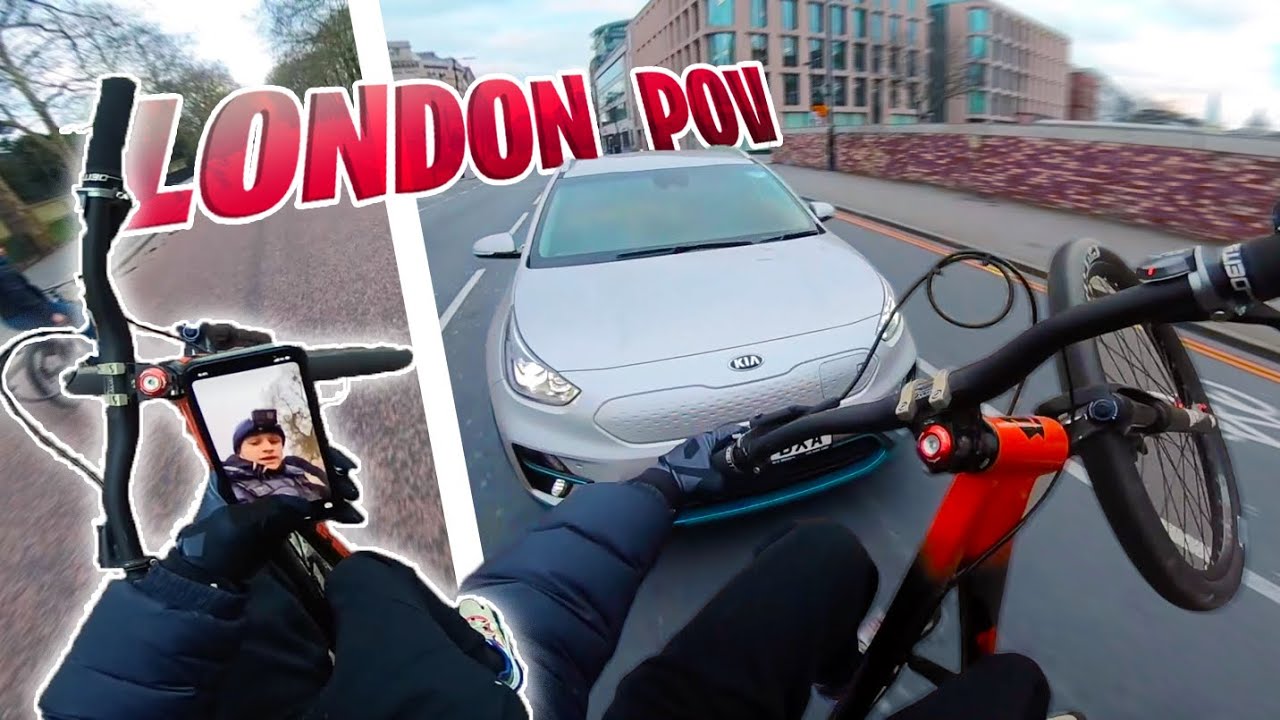 INSANE GoPro POV WHEELIES In London! *CLOSE CALL*