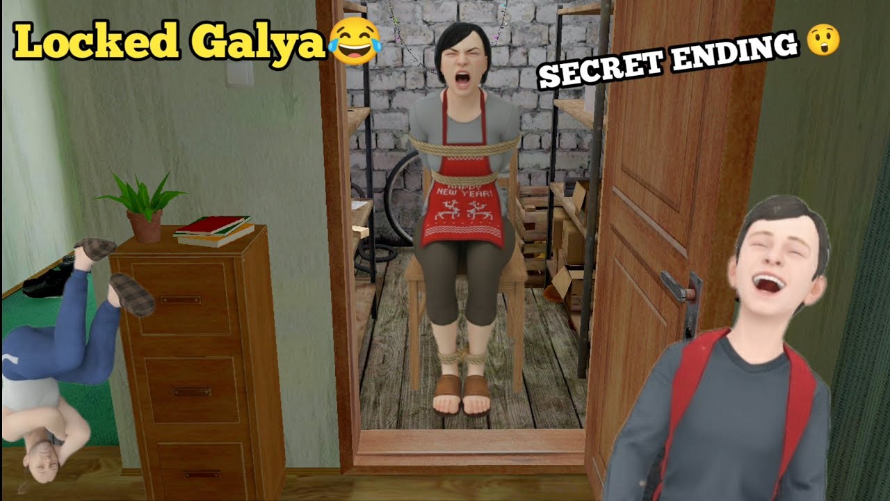Schoolboy Runaway Stealth -But Andrew Locked Galya In Pantry Room And Secret Ending Full Gameplay 