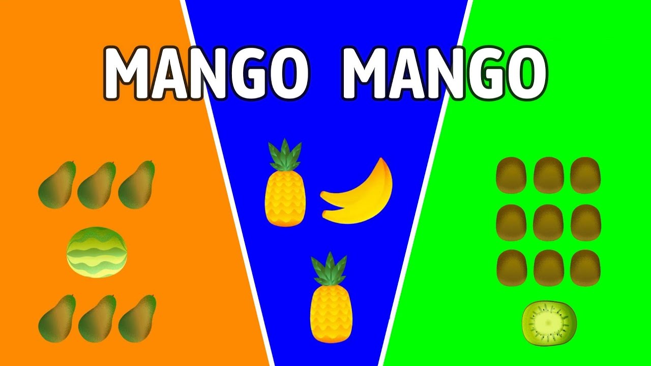 Mango Mango - Een fruitig liedje voor iedereen - Canon zingen