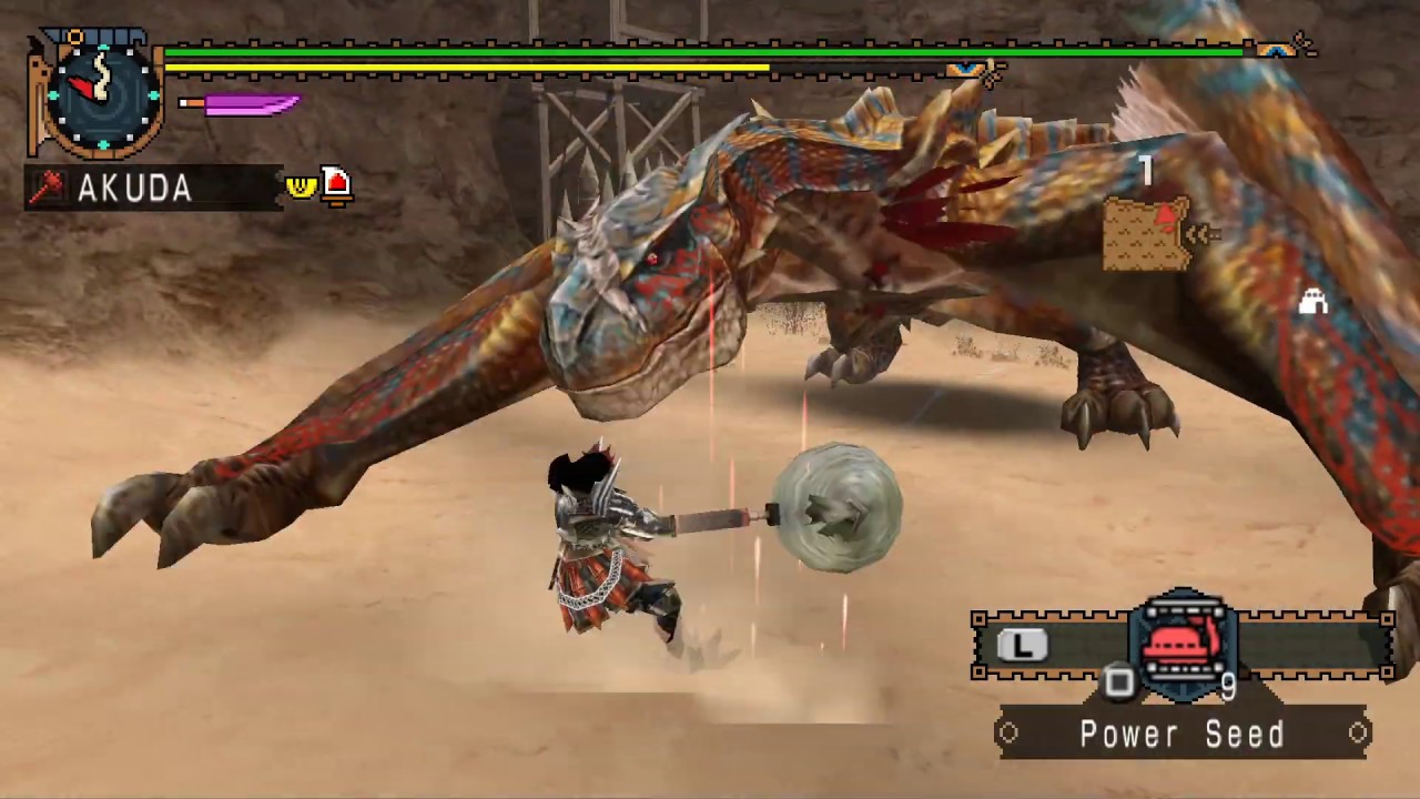 【MHP2G】マガジン暴虐の轟龍【ハンマソロ】3:43