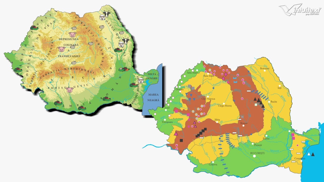 Relieful &ndash; caracteristici generale. Geografia Rom&acirc;niei - Manual pentru clasa a VIII-a 2025
