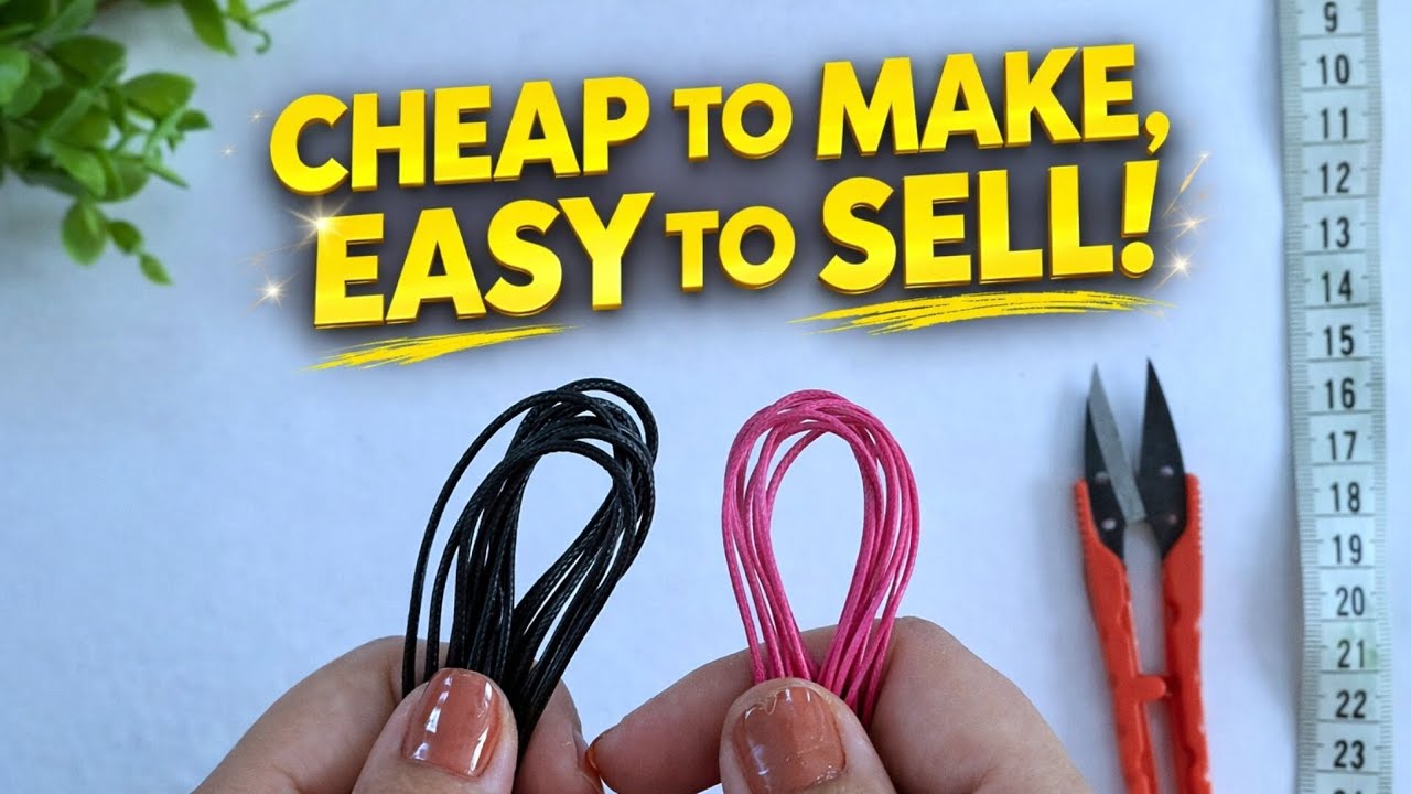 I Made a Best-Selling Bracelet with Just Two Colors‼️ macrame bracelet tutorial