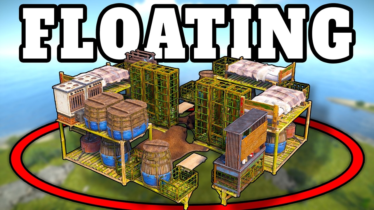 I built an ACTUAL floating Sky base in Rust